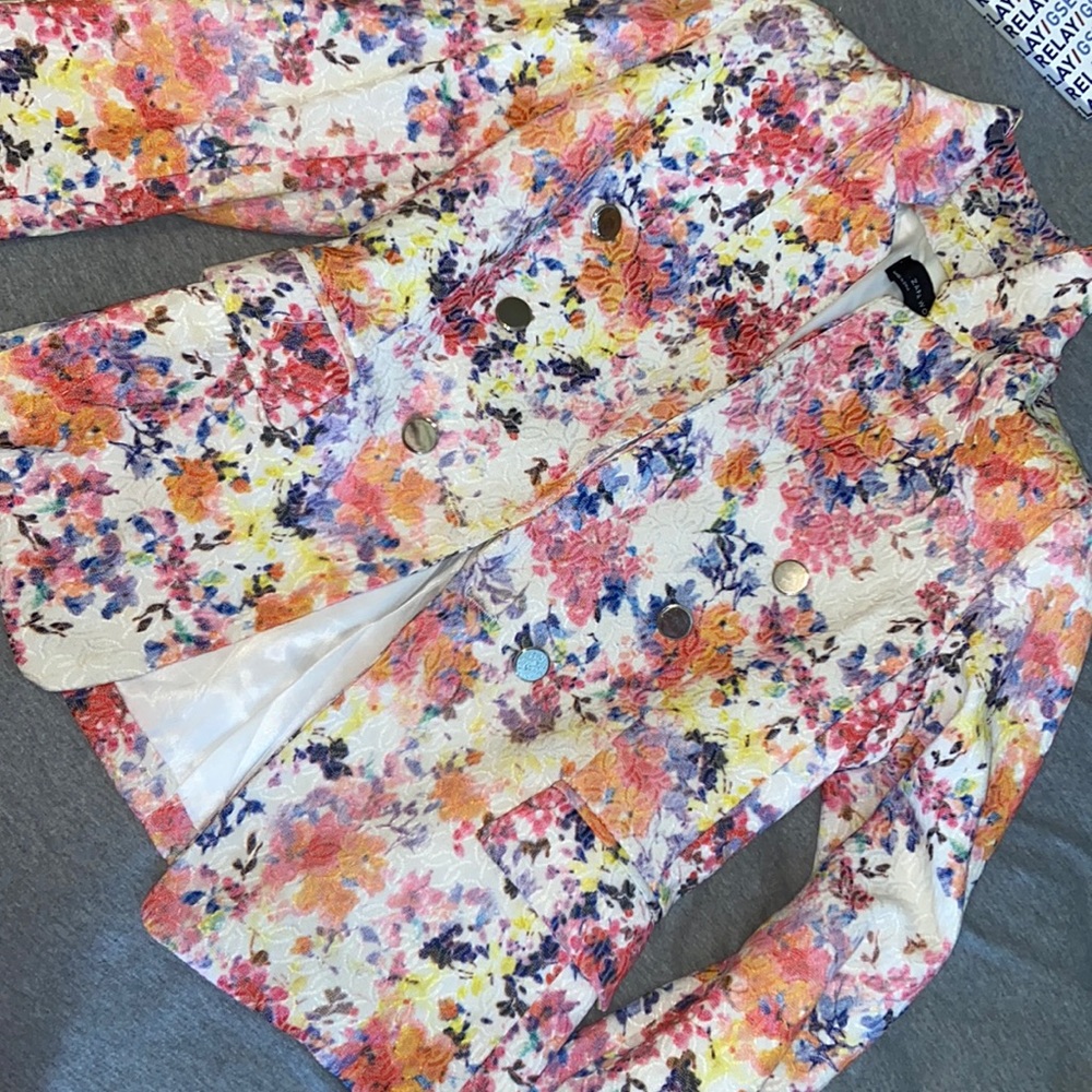 Floral Blazer